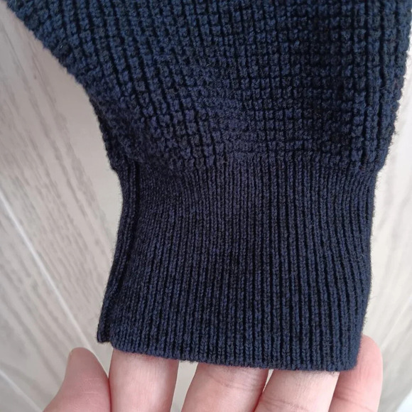 Southern Pines Sweater Full Zip Navy Gray Stripes Mens Size XL - Picture 5 of 8